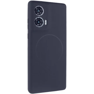 Чохол Silicone Cover Lakshmi Full Camera (AA) with Magnetic Fit для Motorola Edge 50 Fusion — Темно-синій / Midnight blue