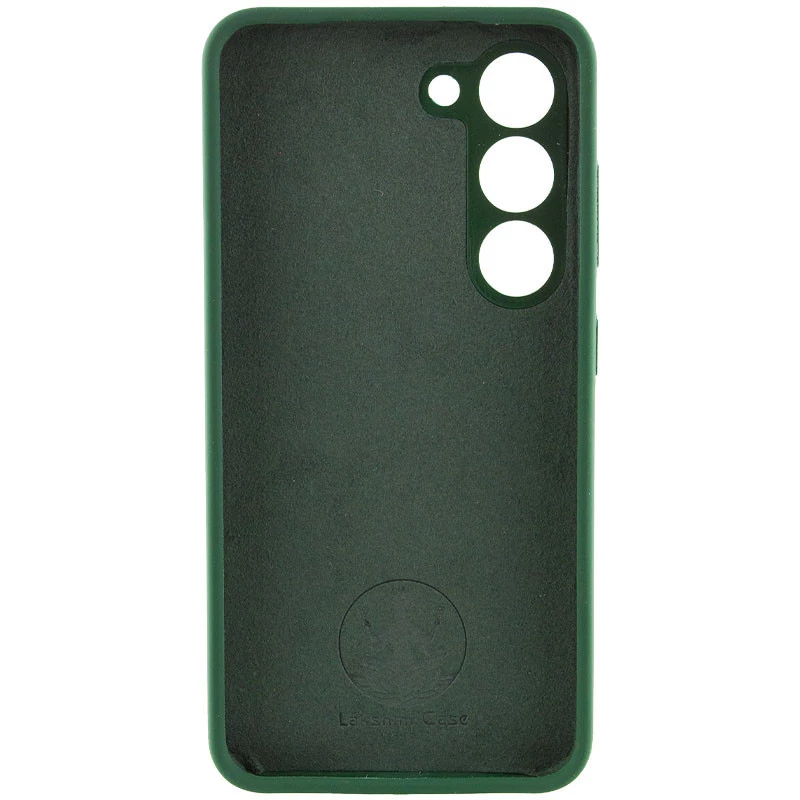 Чехол Silicone Case Lakshmi Premium L с закрытой камерой для Samsung Galaxy S24 – Зеленый / Cyprus Green. Фото 3 из 7