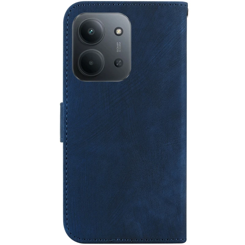 Шкіряний чохол-книжка Cute Tiger для Xiaomi Redmi 15C (EU) – Dark Blue. Фото 3 з 5