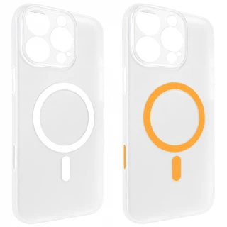 Чехол PC Slim Matte with MagSafe (camera button) для Apple iPhone 17 (6.3") фото 1 из 1
