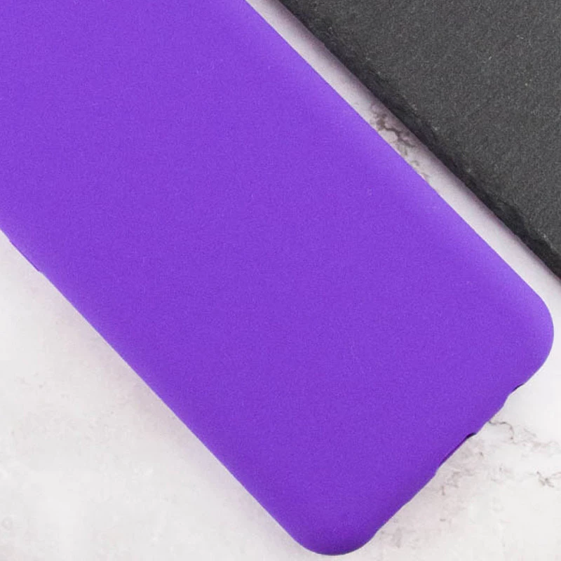 Кольоровий силіконовий чохол GETMAN із закритою камерою для Samsung Galaxy A06 – Фіолетовий / Purple. Фото 8 з 14