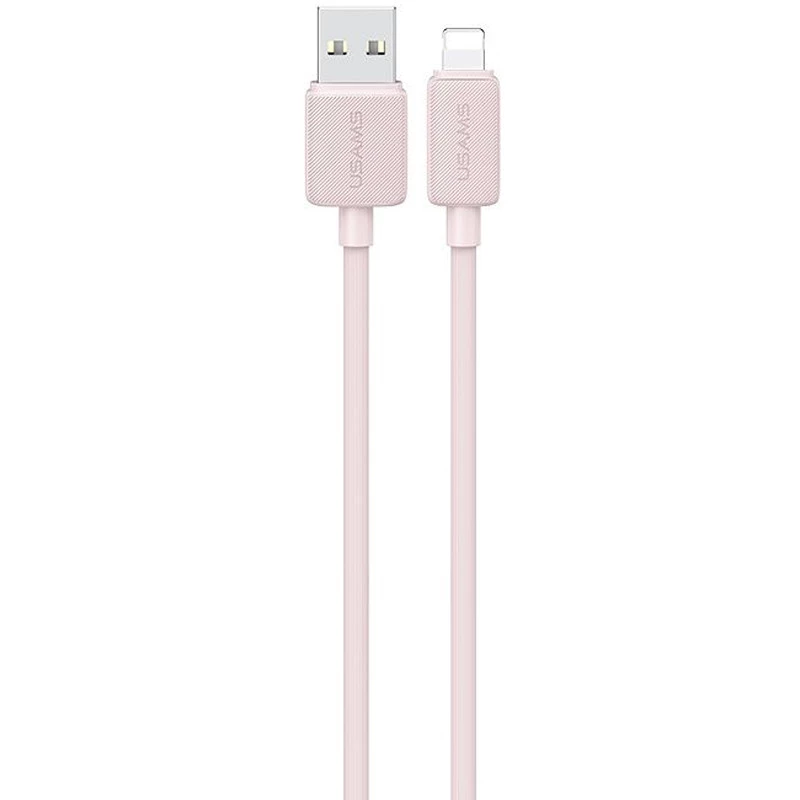 

Дата кабель USAMS US-SJ689 USB to Lightning 2.4A KY Series (1m) (Pink)