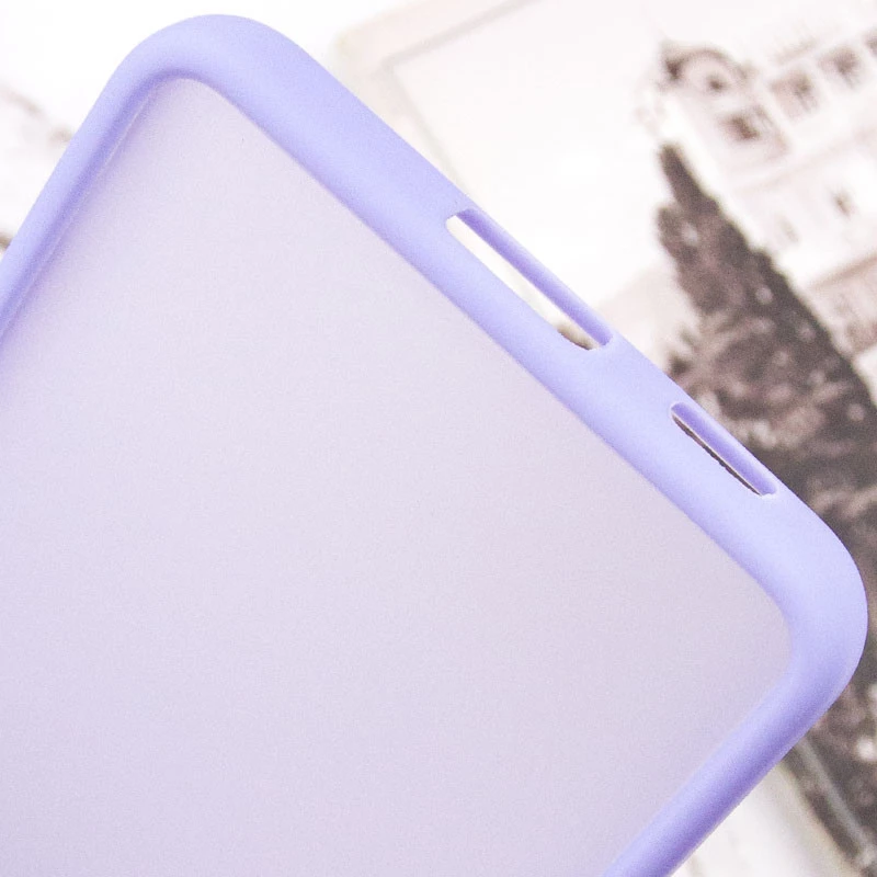 Чехол TPU+PC Lyon Frosted на Samsung Galaxy S21 FE – Purple. Фото 7 из 7
