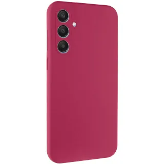 Чехол Silicone Cover Ummi Lakshmi Full Camera (AA) для Samsung Galaxy S25 — Бордовый / Marsala