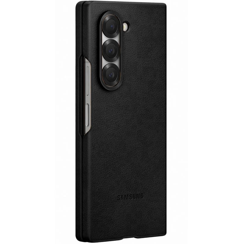 Шкіряний чохол Leather Case Premium на Samsung Galaxy Z Fold7 – Black. Фото 4 з 12