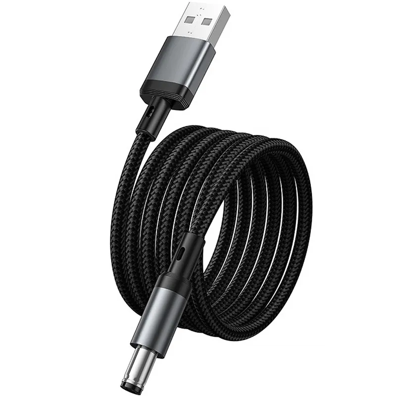 Кабель живлення для роутера/модема Hoco X129 Advantage USB-DC 5V (1m) – Black. Фото 6 з 6