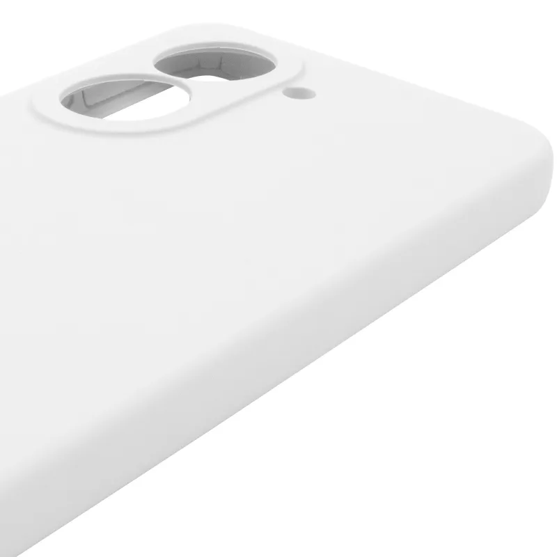 Чохол Silicone Case Lakshmi Premium із закритою камерою для Xiaomi Poco C71 – Білий / White. Фото 5 з 6