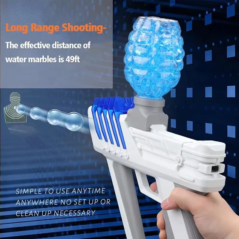 Пістолет на гідрогелевих кульках (орбизах) Gel Energy XS-873 – Grey. Фото 4 з 9