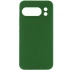 Чохол Silicone Cover Lakshmi Full Camera (AA) with Magnetic Fit для Google Pixel 9 Pro XL – Зелений / Dark green. Фото 2 з 5