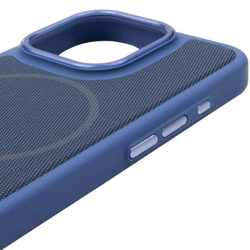 Чохол TPU TechWoven Hybrid with MagSafe для Apple iPhone 15 Pro Max (6.7") – Blue. Фото 7 з 8