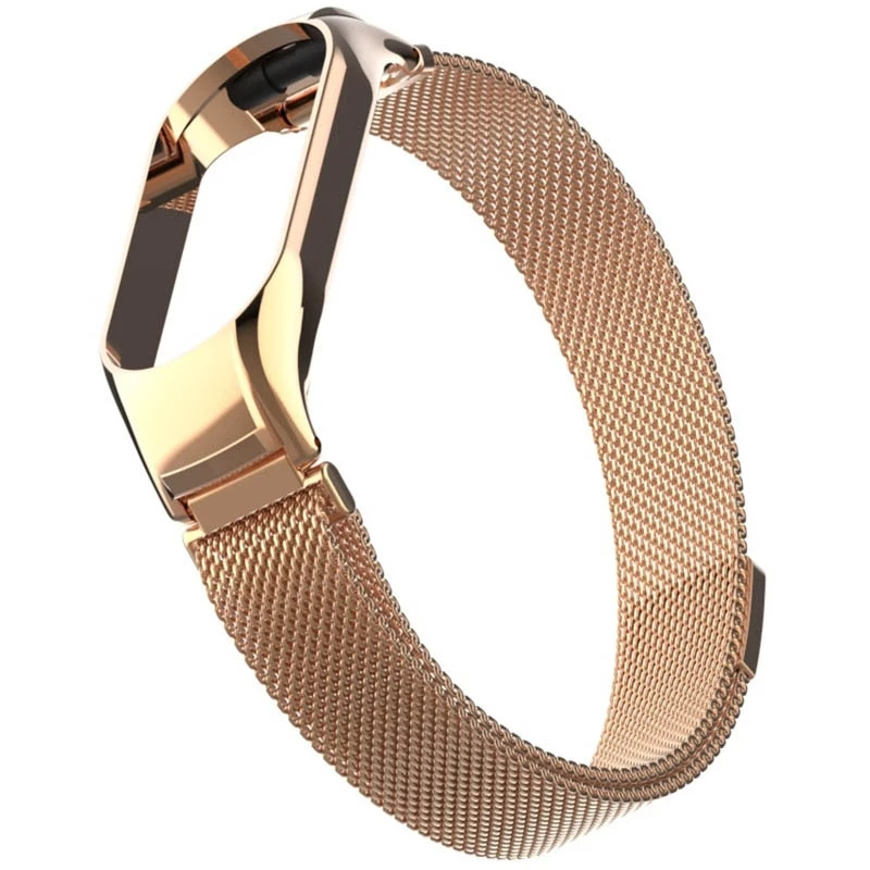 Ремінець Milanese Loop Design для Xiaomi Mi Band 6 – Rose Gold. Фото 6 з 6