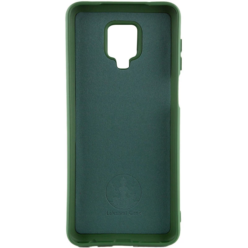 Чохол Silicone Case Lakshmi Elit на Xiaomi Redmi Note 9s / Note 9 Pro / Note 9 Pro Max – Зелений / Dark green. Фото 4 з 7