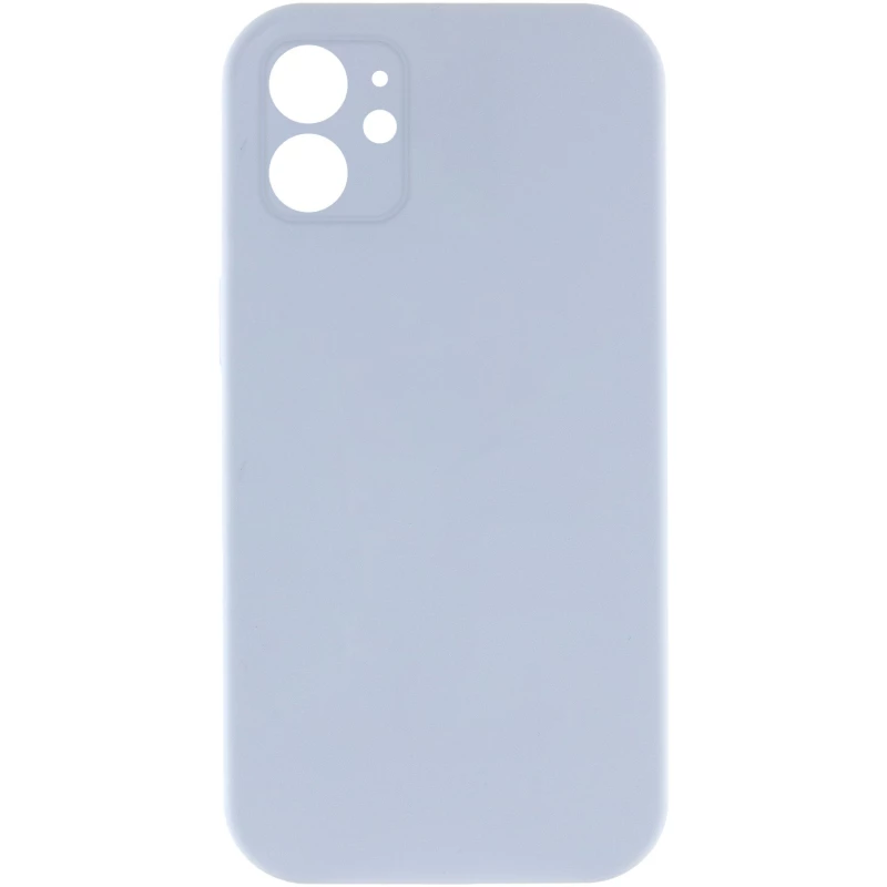 Чехол Silicone Case Square L с защитой камеры для Apple iPhone 11 (6.1") – Голубой / Lilac Blue. Фото 2 из 2