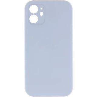 Чохол Silicone Case Square L з захистом камери на Apple iPhone 11 (6.1") — Блакитний / Lilac Blue