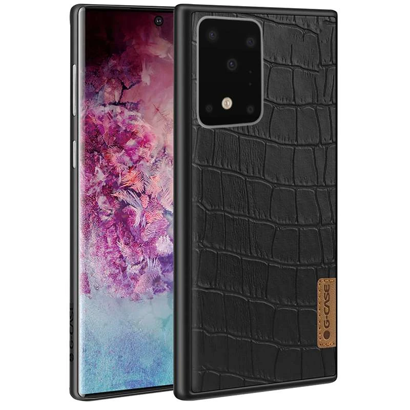 

Шкіряна накладка G-Case Crocodile Dark series на Samsung Galaxy S20 Ultra