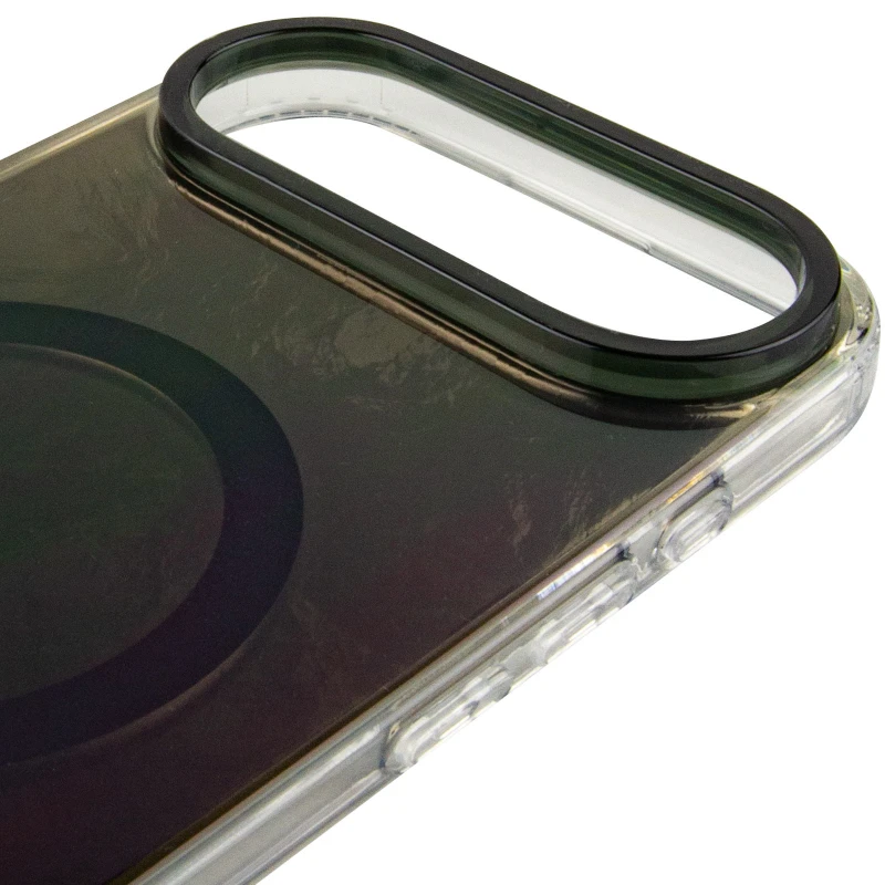 Силіконовий чохол Shiny Mountain (MagFit) для Apple iPhone 17 Air (6.5") – Black. Фото 7 з 8