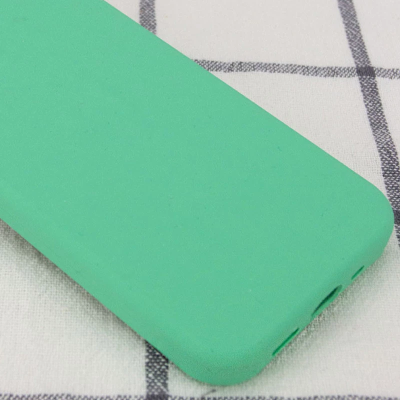 Чохол з закритим низом Silicone Case на Apple iPhone 16 – Зелений / Spearmint. Фото 4 з 4