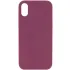 Чохол Silk Full Protective (AA) NO LOGO для Apple iPhone XS (5.8") – Бордовий / Plum. Фото 1 з 3