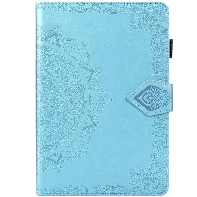 Кожаный чехол Art Case с визитницей для Samsung Galaxy Tab S7+ – Голубой. Фото 1 из 7