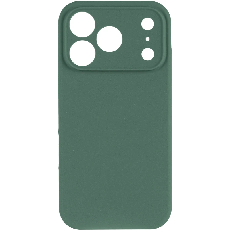 Чехол Silk Full Camera Protective (AA) NO LOGO для Apple iPhone 17 Pro (6.3") – Зеленый / Pine green. Фото 3 из 7