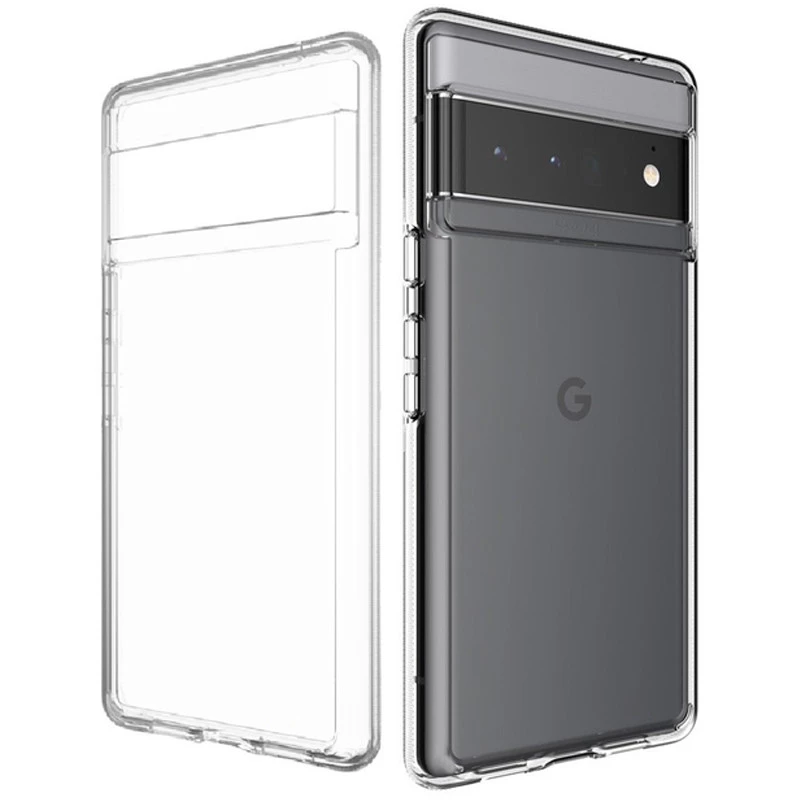 Ультратонкий силіконовий чохол 1мм на Google Pixel 7 – Безбарвний (прозорий). Фото 2 з 2