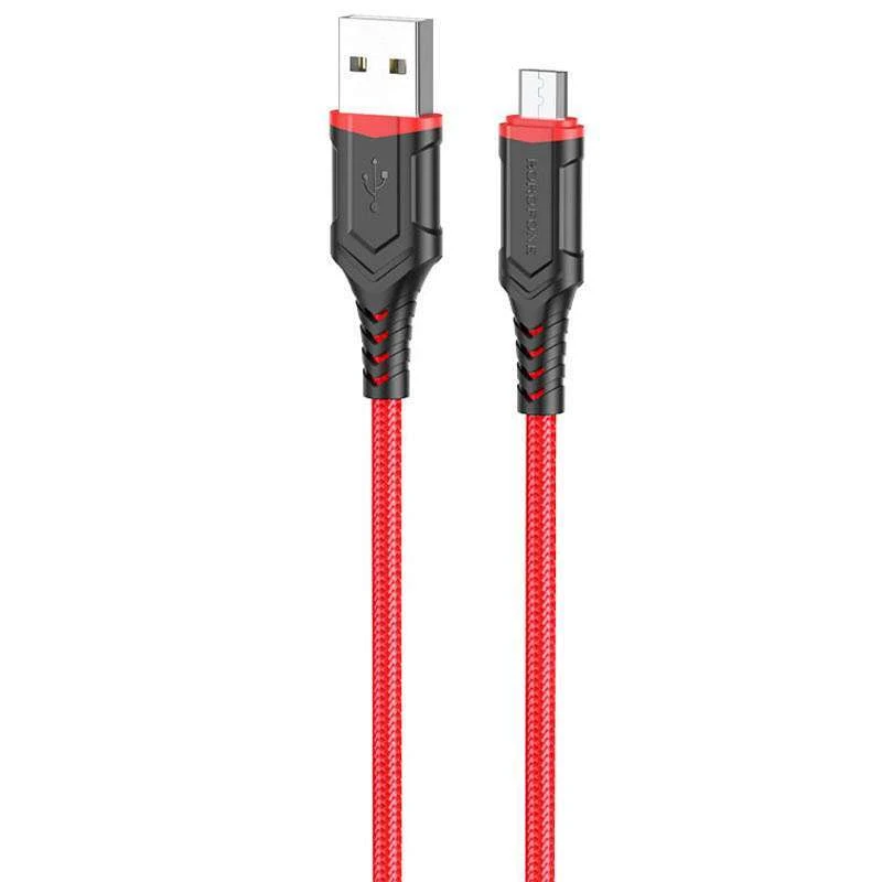 

Дата кабель Borofone BX67 USB to MicroUSB (1m) (Червоний)