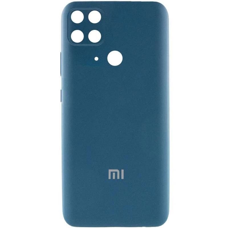 

Чохол Silicone Case з закритим низом та захистом камери на Xiaomi Redmi 10C (Синій / Cosmos Blue)