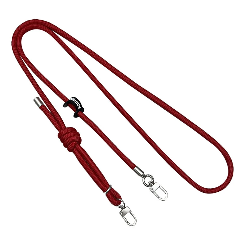 Шнурок с двумя креплениями (8мм) 150см – Bright Red. Фото 2 из 3