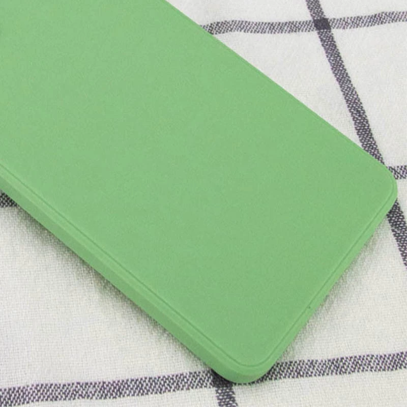 Кольоровий силіконовий чохол із захистом камери на Samsung Galaxy M53 5G – Зелений / Green. Фото 3 з 4