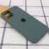 Чехол Silicone Case с закрытым низом для Apple iPhone 13 (6.1") – Зеленый / Cactus. Фото 2 из 3
