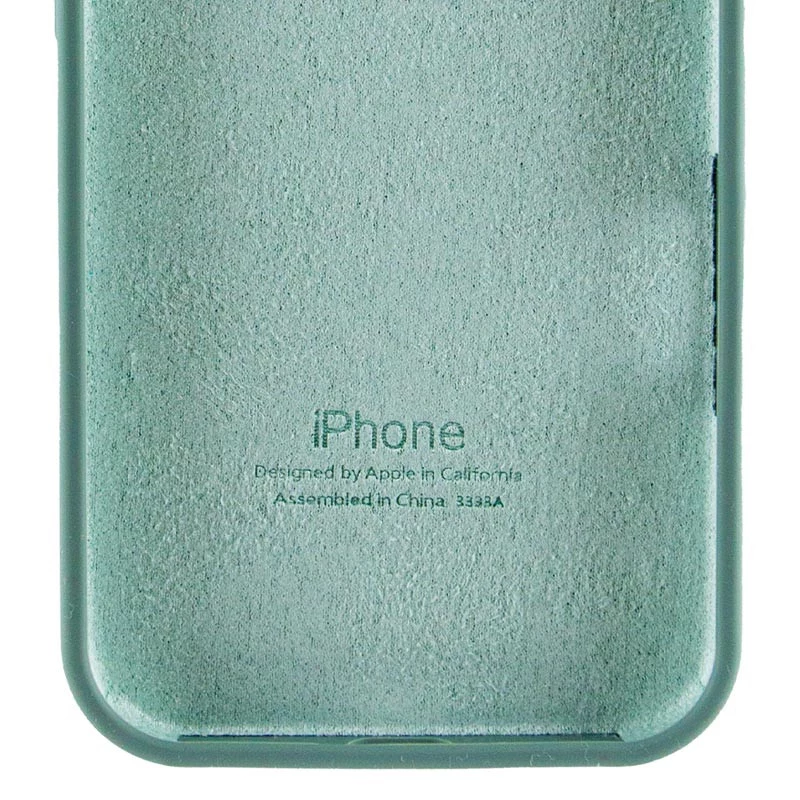 Чохол Silicone Case з закритим низом на Apple iPhone 17e (6.1") – Зелений / Pine green. Фото 4 з 6