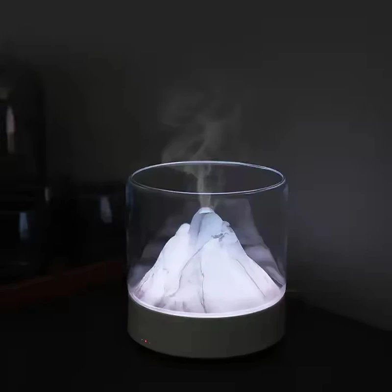 Зволожувач повітря з арома D5 Mountain gradient colour 300ml – White. Фото 3 з 5