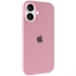 Чехол Silicone Case с закрытым низом для Apple iPhone 16 Plus – Розовый / Light pink. Фото 1 из 14