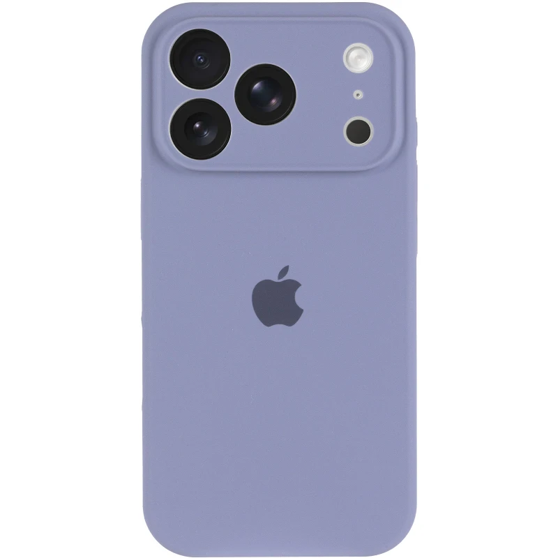 Чохол Silicone Case з захистом камери на Apple iPhone 17 Pro (6.3") – Сірий / Lavender Gray. Фото 3 з 6