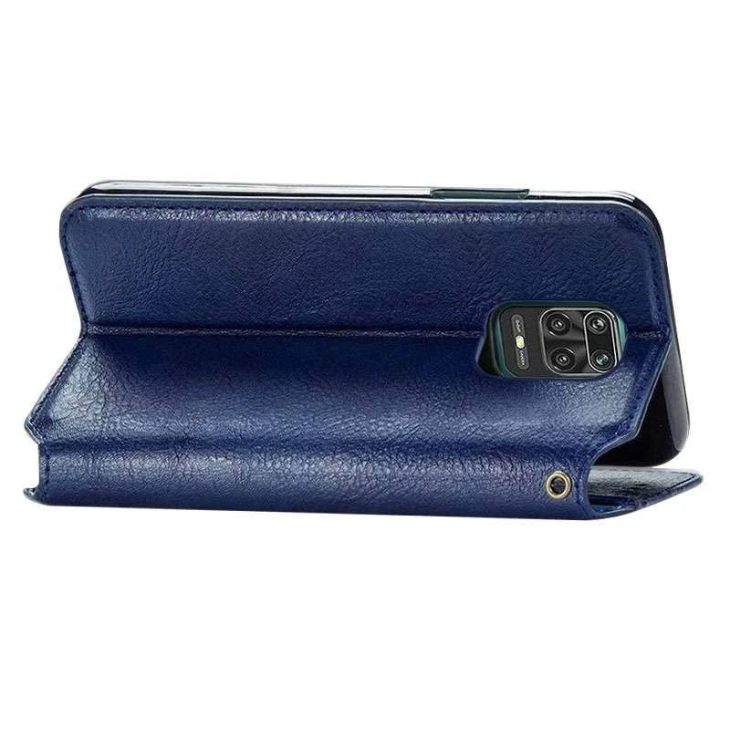 Чохол книжка GETMAN Cubic для Xiaomi Redmi Note 9s / Note 9 Pro / Note 9 Pro Max – Синій. Фото 2 з 8