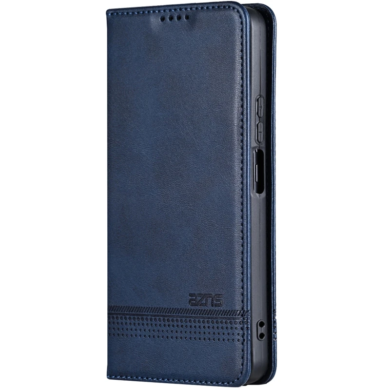 Шкіряний чохол-книжка AZNS Classic series для Samsung Galaxy A26 5G – Dark Blue. Фото 1 з 4