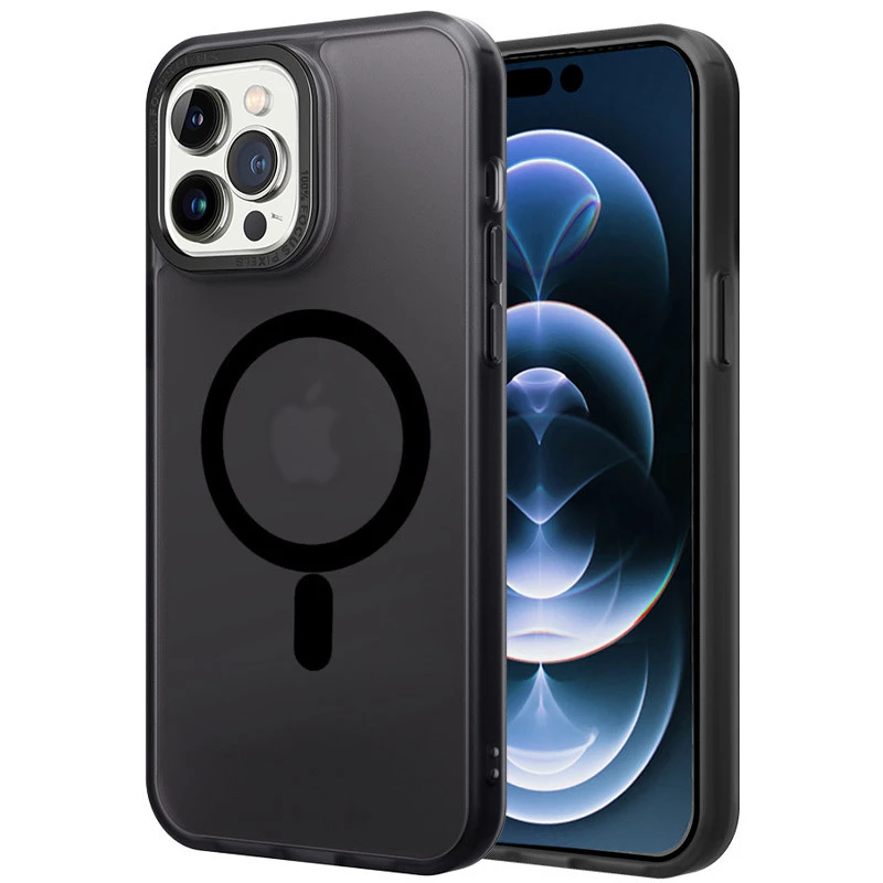 

Силіконовий чохол Lyon з MagSafe на Samsung Galaxy S22 (Black)