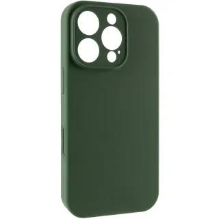 Чехол Silk Full Camera (AA) NO LOGO with Magnetic Fit для Apple iPhone 16 Pro — Зеленый / Cyprus Green
