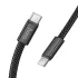 Дата кабель Hoco X125 Exceso Type-C to Type-C 60W (1m) – Black. Фото 5 из 5