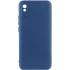 Кольоровий силіконовий чохол GETMAN із закритою камерою для Xiaomi Redmi 9A – Синій / Navy Blue. Фото 1 з 1