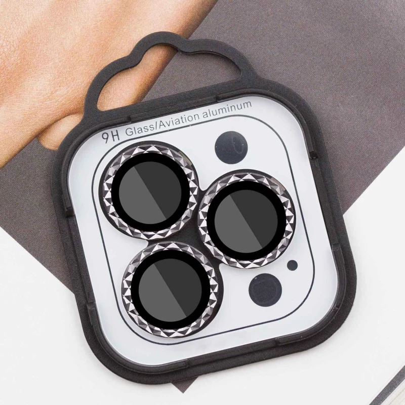 Захисне скло Metal Shine для камери на Apple iPhone 13 Pro Max (6.7") – Темно-Сірий / Graphite. Фото 4 з 8