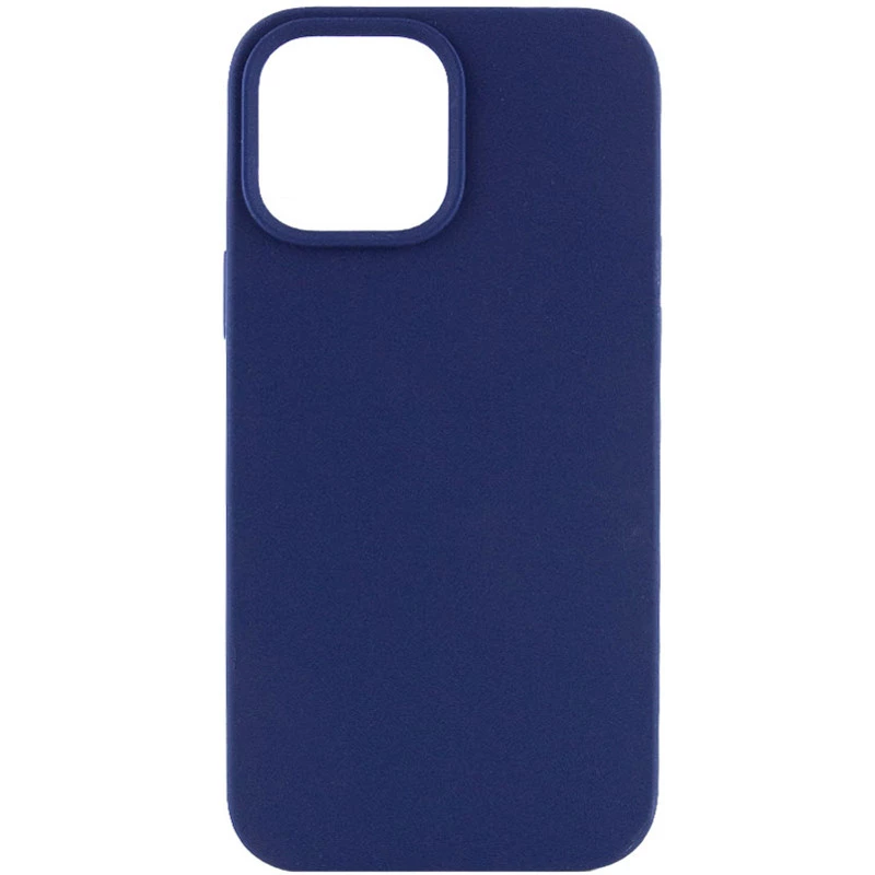 

Чехол с зарытым низом Silicone Case для Apple iPhone 12 Pro (6.1") (Синий / Deep navy), Синій / deep navy