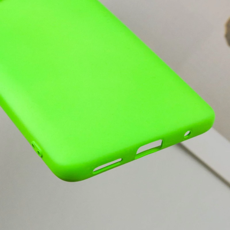 Чохол Silicone Case Lakshmi з закритою камерою на Xiaomi Redmi 10 – Салатовий / Neon Green. Фото 6 з 6