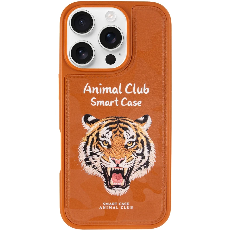 TPU+PC чохол Animal Club для Apple iPhone 16 Pro – Chocolate Brown. Фото 3 з 6