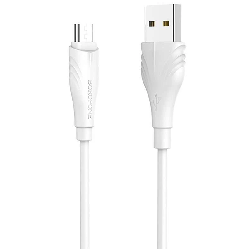 

Дата кабель Borofone BX18 Optimal USB to MicroUSB (3m) (Білий)