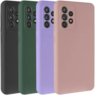 Чохол Silicone Case Lakshmi Premium із закритою камерою для Samsung Galaxy A52 4G / A52 5G