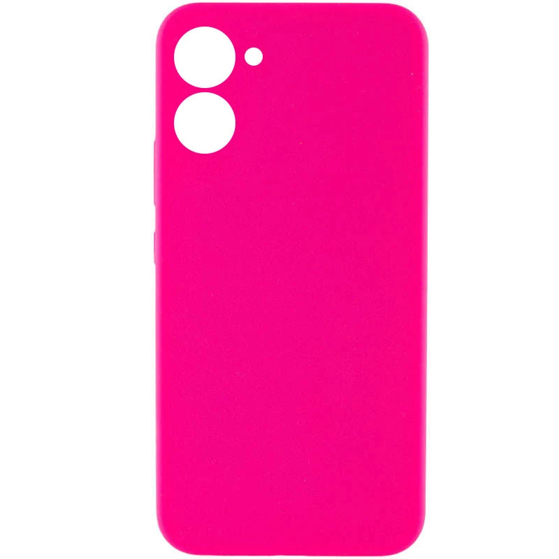 

Чохол Silicone Case Lakshmi Premium з закритою камерою на Realme C33 (Рожевий / Barbie pink)