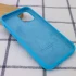 Чохол Silicone Case з закритим низом на Apple iPhone 15 (6.1") – Блакитний / Blue. Фото 3 з 3