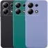 Цветной силиконовый чехол с защитой камеры для Xiaomi Poco C85 (Global) фото 1 из 1