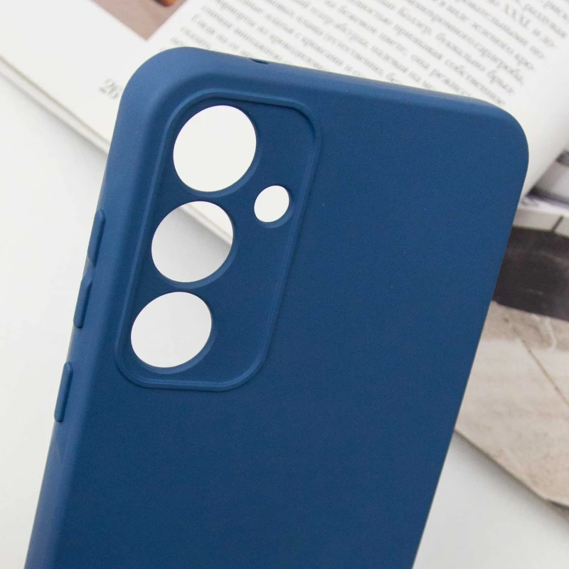 Чехол Silicone Case Lakshmi Plus с закрытой камерой для Samsung Galaxy S23 FE – Синий / Navy Blue. Фото 5 из 5